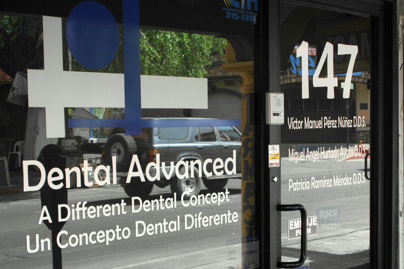 The offices of Nogales Dental Advanced on Avenida Obregon in Nogales, Mexico
