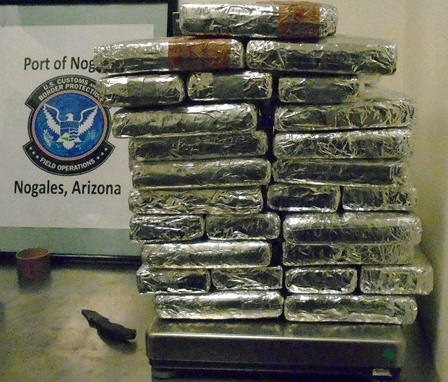 160 pounds of Nogales cocaine in 60 packages seized